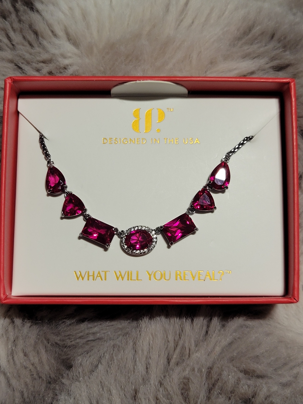 Ruby Statement Necklace